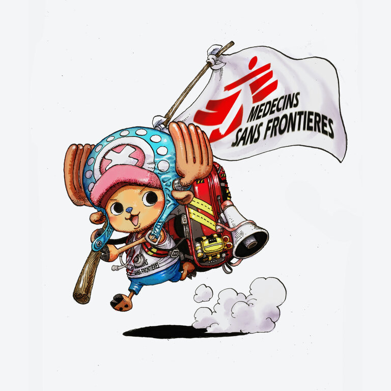 MSF x Chopper – Ilustración de misión humanitaria