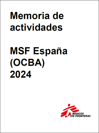Memoria de actividades MSF España OCBA 2024