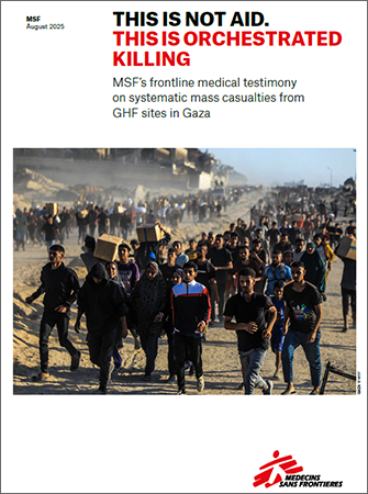 Portada del informe this is not aid
