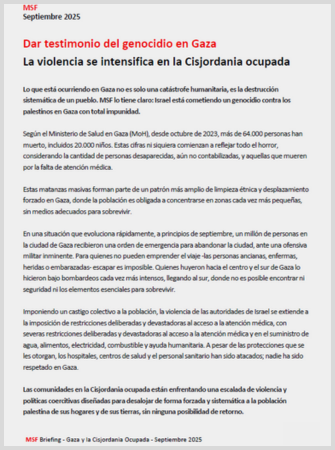 Portada de "Dar testimonio del genocidio en Gaza"