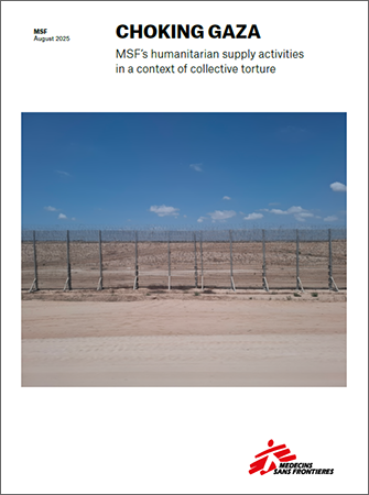 Portada de Informe Choking Gaza