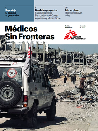 Portada de la revista MSF 135