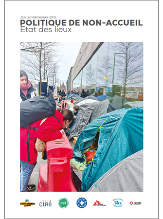 Portada del informe: Bélgica - Política de no-acogida