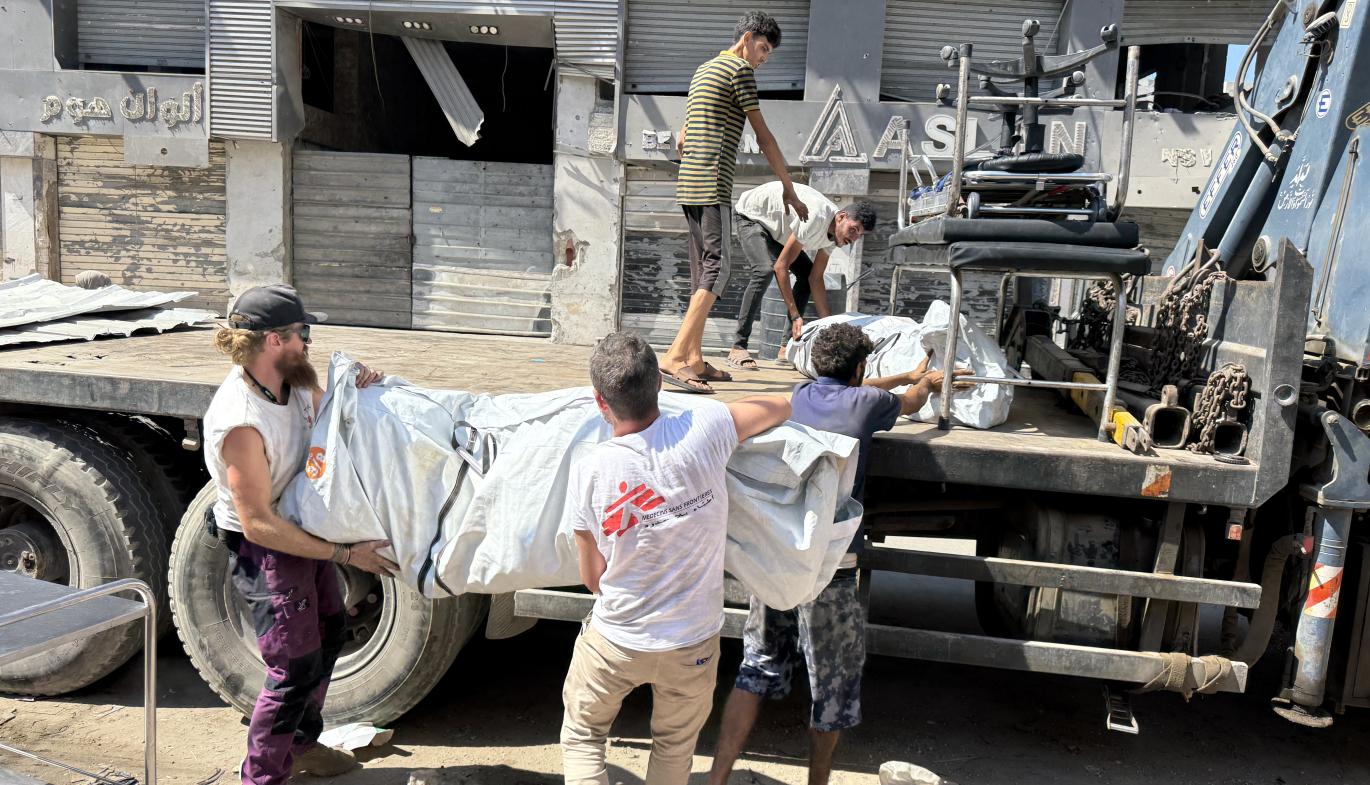 Fin de actividades de MSF en Ciudad de Gaza