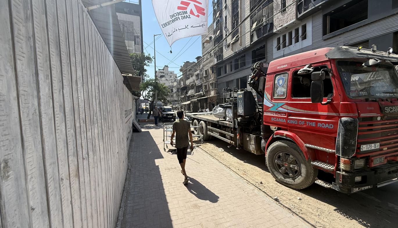 Fin de actividades de MSF en Ciudad de Gaza