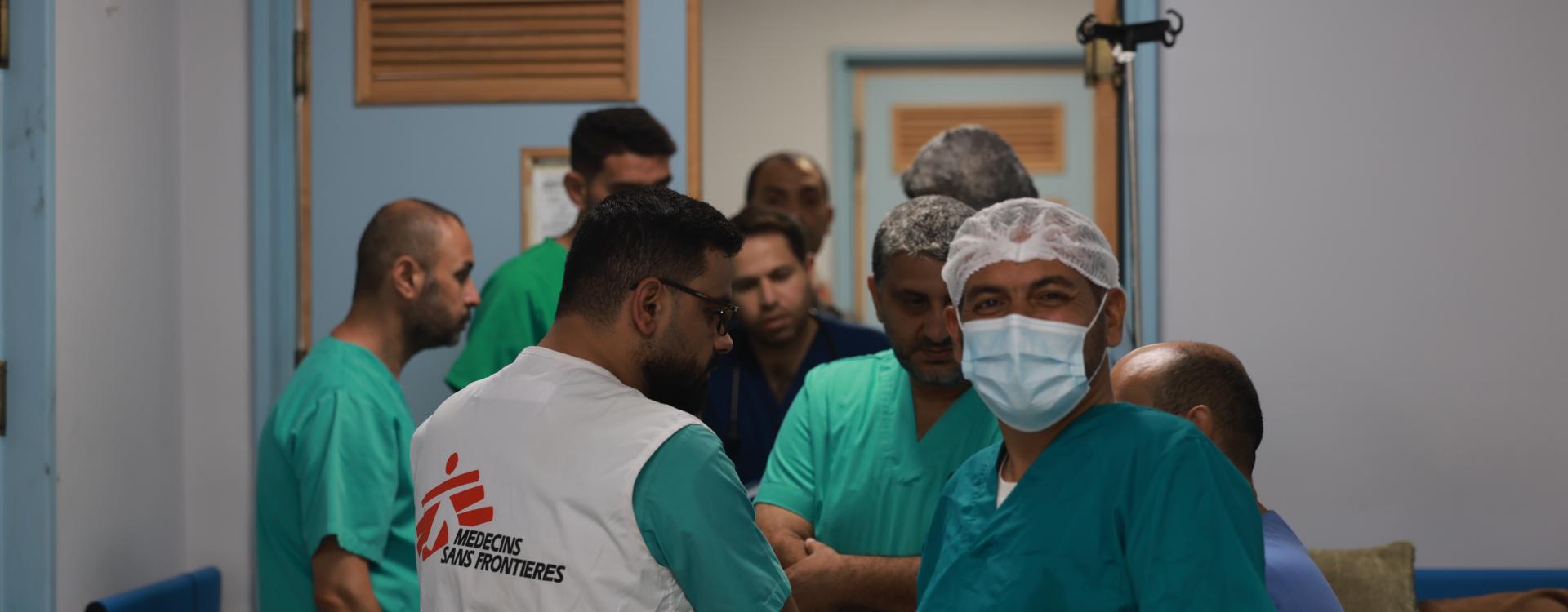 Imagen de archivo del Hospital Nasser en noviembre de 2023. © MSF