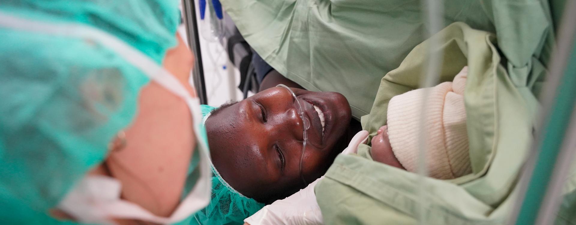 Parto en Sudán del Sur asistido por MSF. 