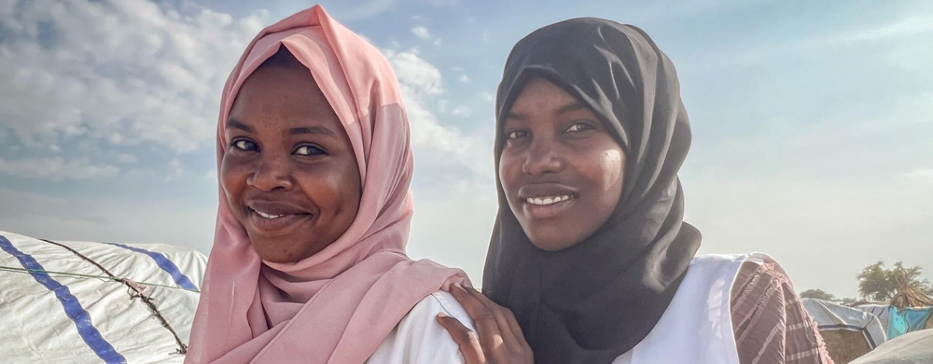 Sijood and Raheeb, Health promoters in Adré, Chad