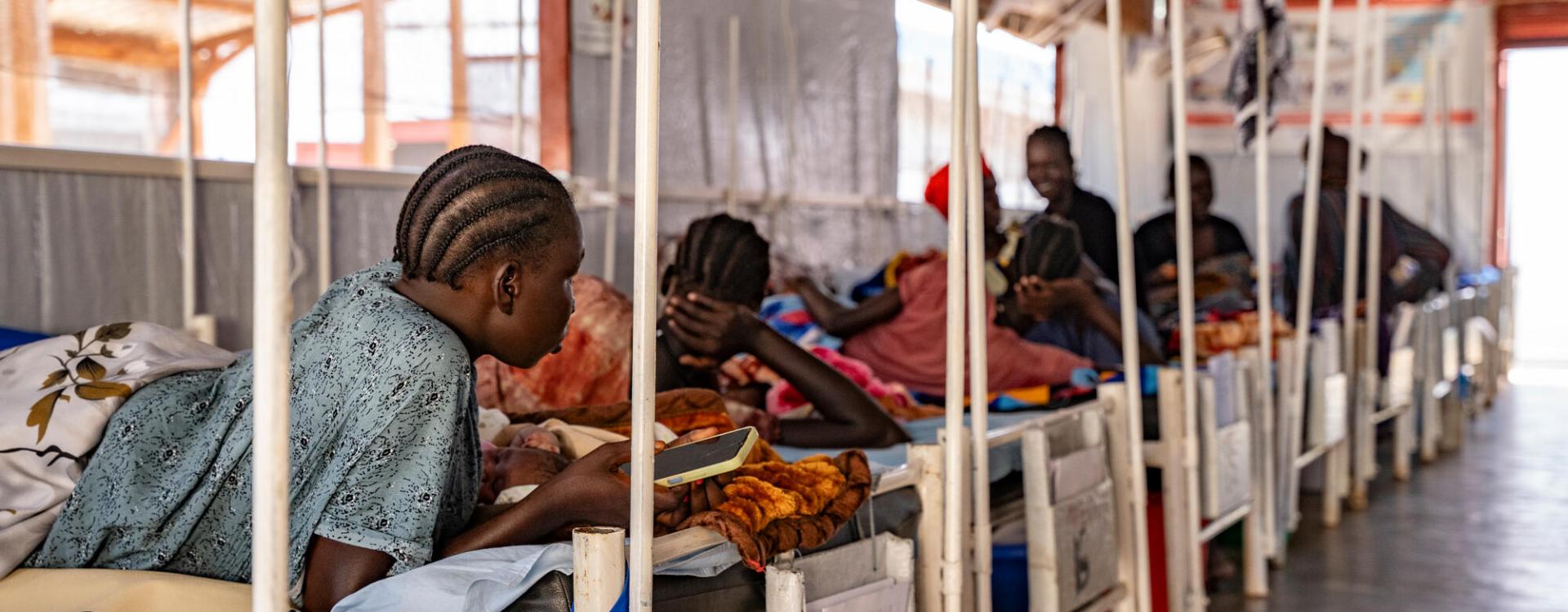 Maternity ward at Mayen Abun hospital
