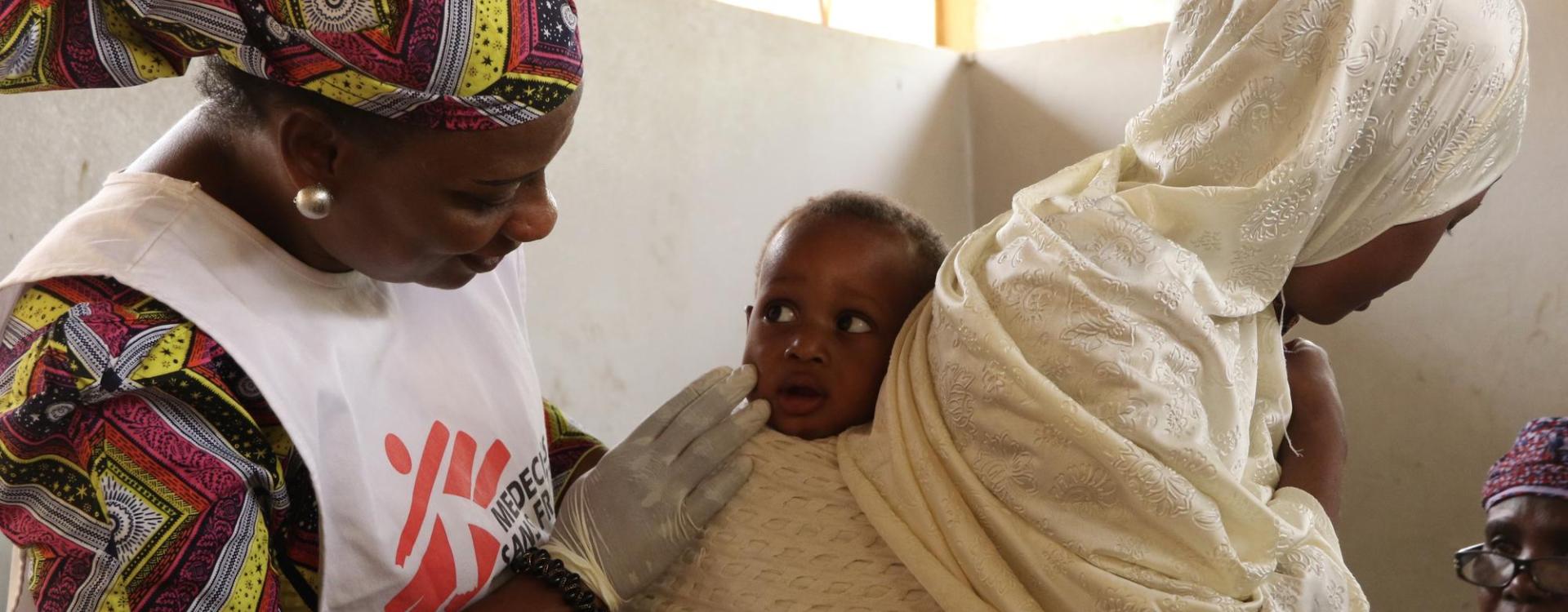 Vacunación de meningitis en la región de Niamey, Níger, abril de 2017