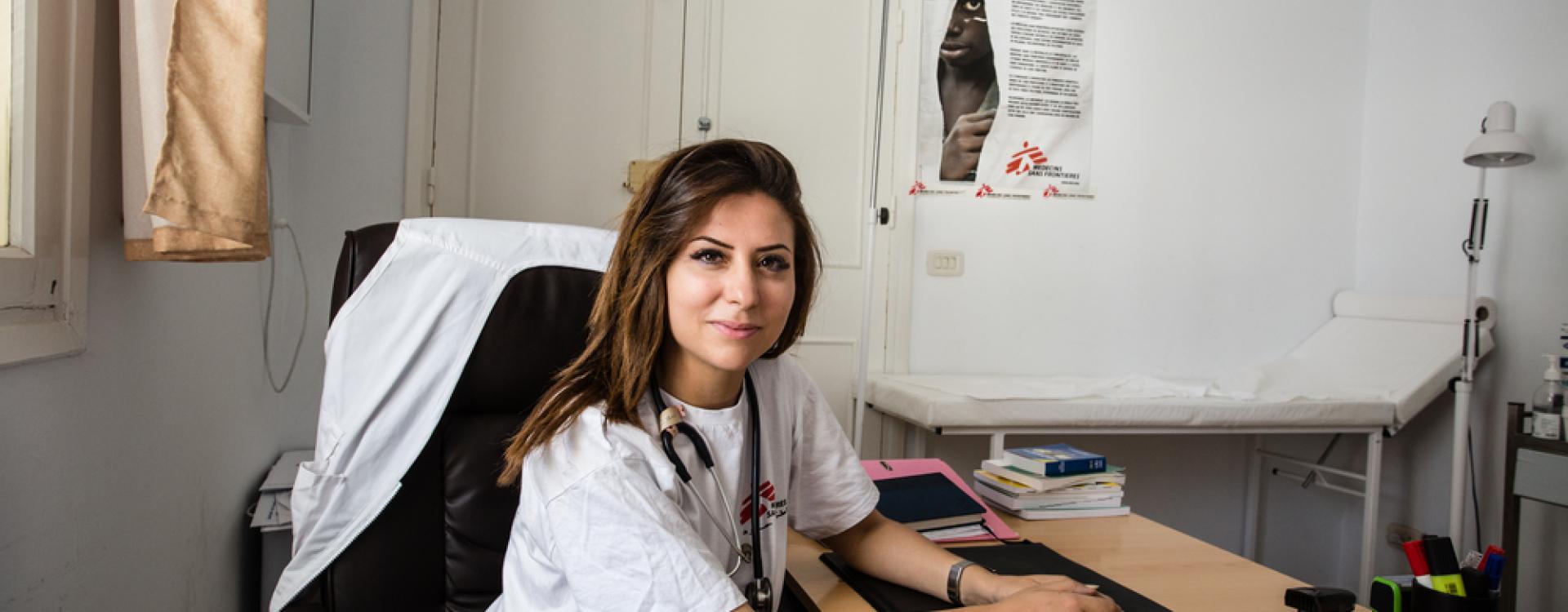 Cabinet of MSF Doctor Ikram Gargouri. Sfax, Tunisia