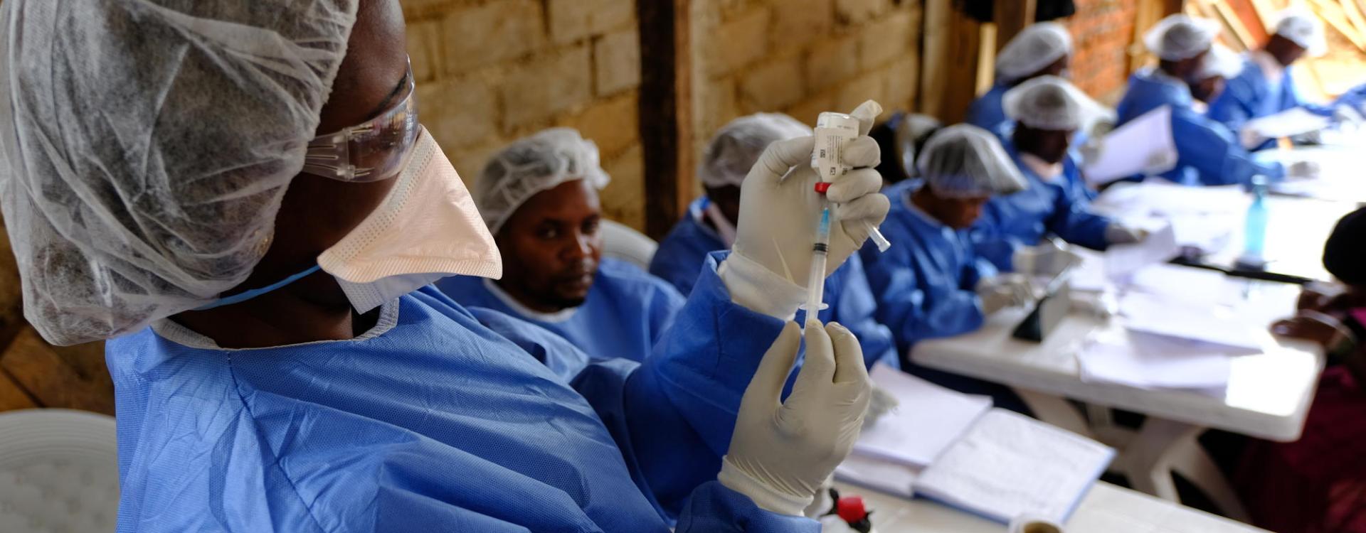 Centro de tratamiento de ébola en Beni, RDC