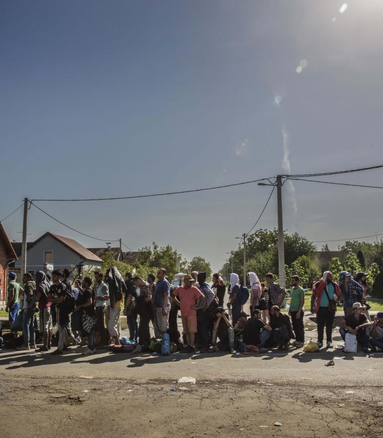 Refugiados sirios en Croacia