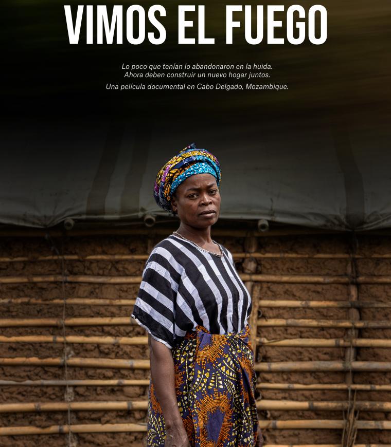 Vimos el fuego - cartel película documental