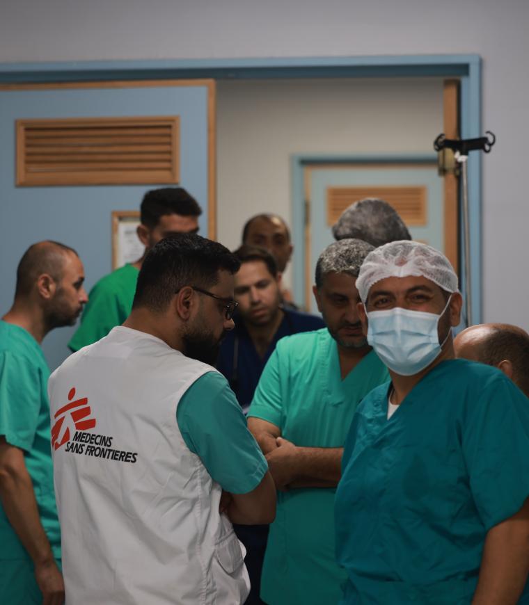 Imagen de archivo del Hospital Nasser en noviembre de 2023. © MSF