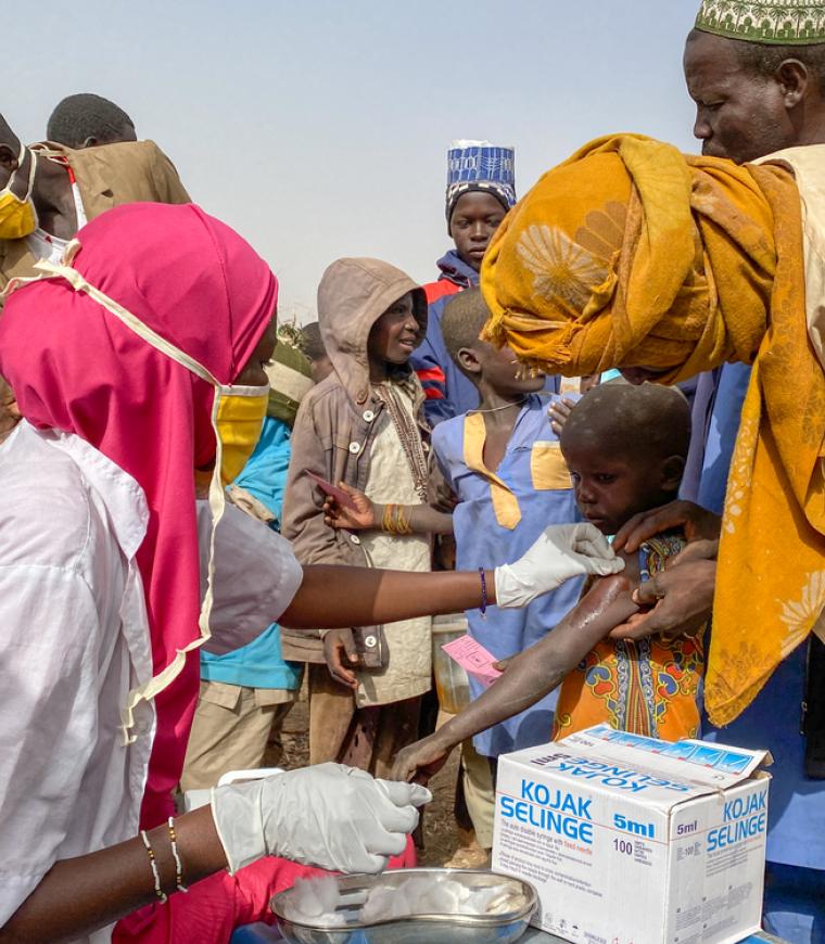 Measles and Meningintis vaccination in Zinder, Niger