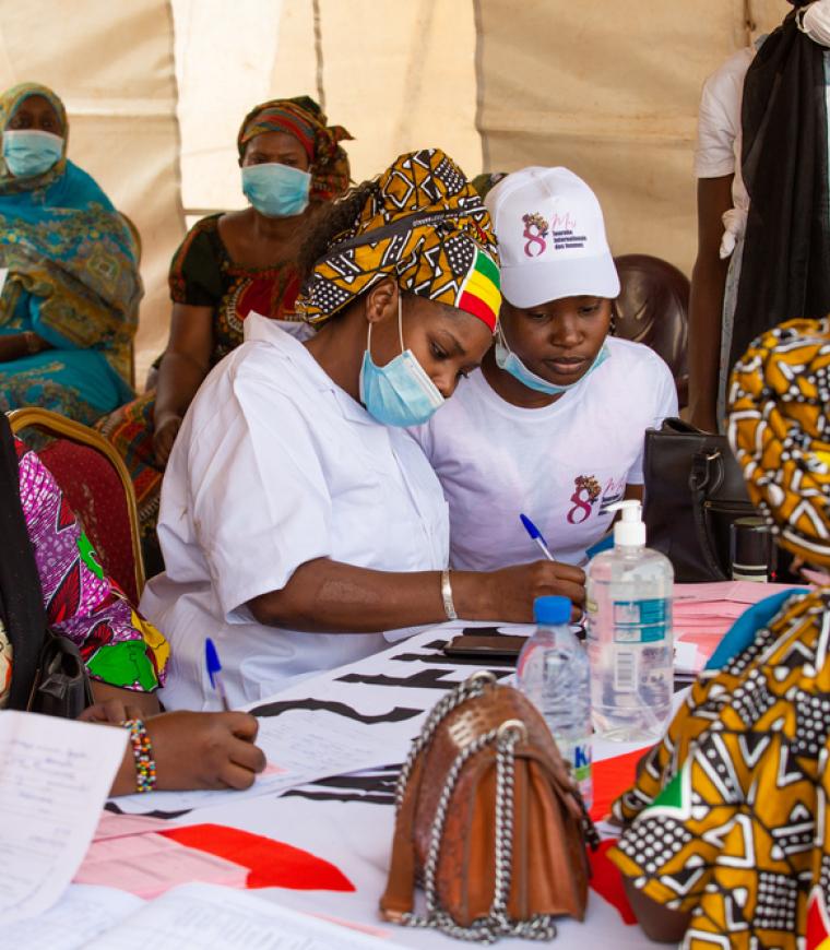 Breast and cervical cancer screening mass campaign