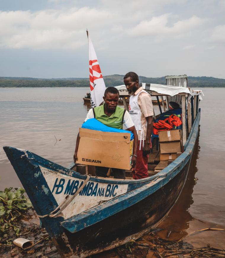 Respuesta de emergencia en Kwamouth, RDC