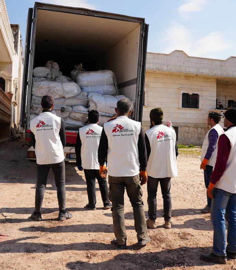 MSF aid convoy in Syria