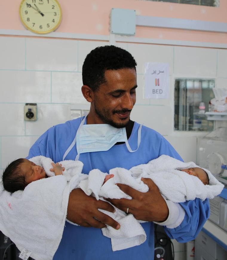 Taiz City, mother and child healthcare at Al Jamhouri hospital