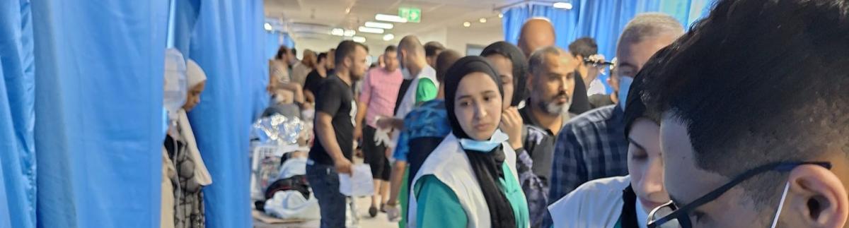MSF's team at Al-Shifa hospital
