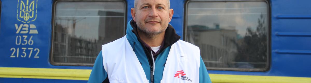 Enrico Vallaperta, coordinador médico de MSF en Gaza