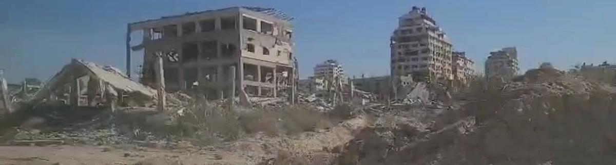 Captura de vídeo grabado en el acceso a la Ciudad de Gaza el 25 de noviembre