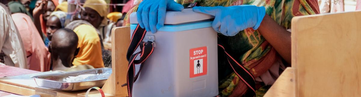 A vaccination campaign against cholera at a Première Urgence health centre in Koufroun, eastern Chad where MSF provided vaccines. 