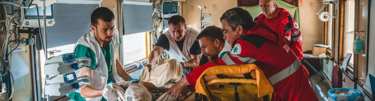 Doctors on Rails - MSF Medicalised train in Ukraine