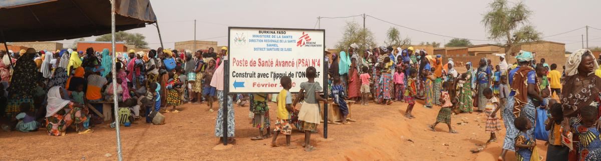 Distribución de alimentos en Djibo, Burkina Faso