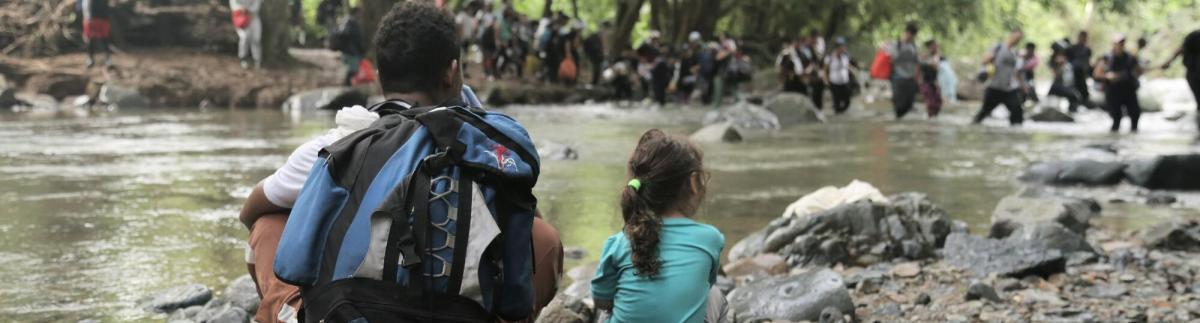 El 21% de los migrantes que han cruzado el Darién en 2023 son niños, niñas y adolescentes.