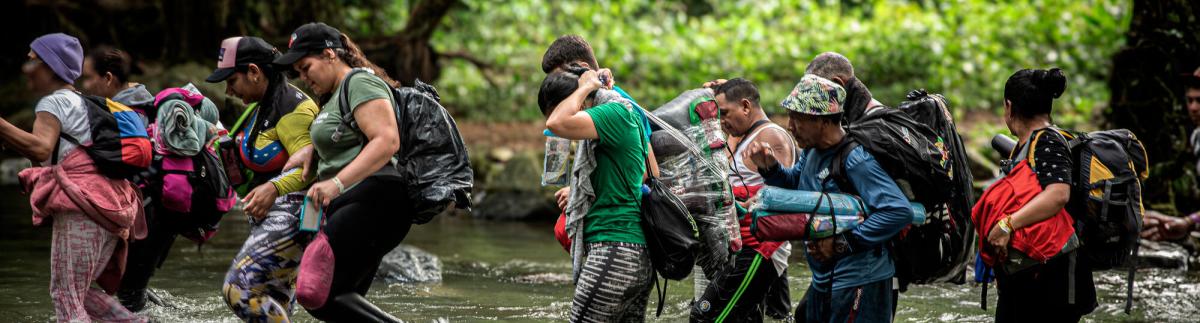 Migrantes en tránsito en Ecuador, Colombia y Panamá