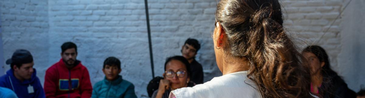 Nuestro personal brinda atención médica a migrantes en la clínica móvil ubicada en el municipio de Arriaga, Chiapas.