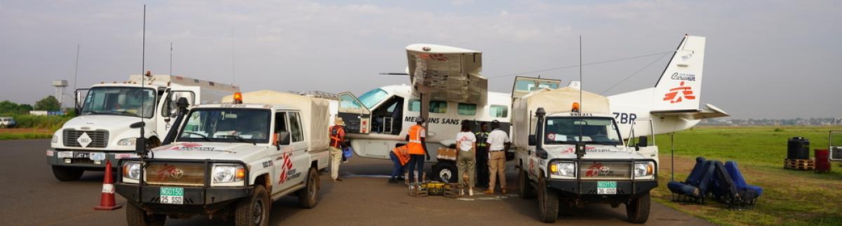 Vehículos y aviones de MSF