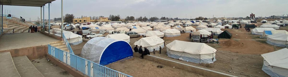 Campo de Tabqa en el noreste de Siria