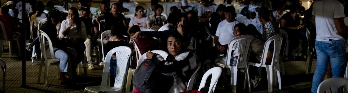Desplazamiento en Catatumbo, Colombia, en enero de 2025
