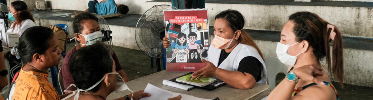 Proyecto de tuberculosis de MSF en Tondo, Manila, Filipinas.