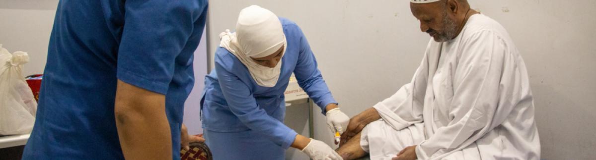 Actividades médicas de MSF en Asuán