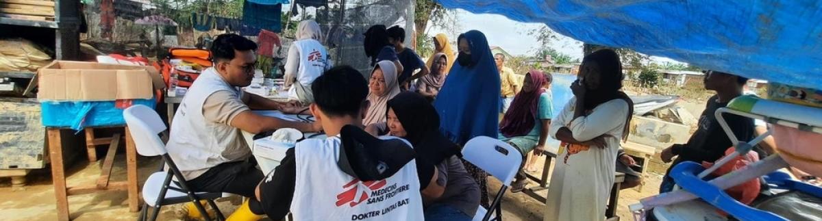 Respuesta a las inundaciones en Aceh, Indonesia