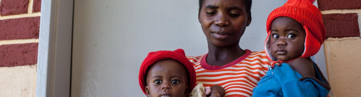 María Kalunga, una refugiada de 34 años de la ciudad de Pweto, República Democrática del Congo, llegó a Zambia en octubre de 2017. Sus gemelos fueron tratados por desnutrición en las instalaciones de MSF.