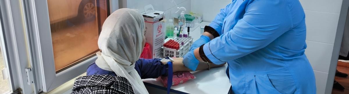 Proyecto de tuberculosis de MSF en Zulob, Tayikistán.