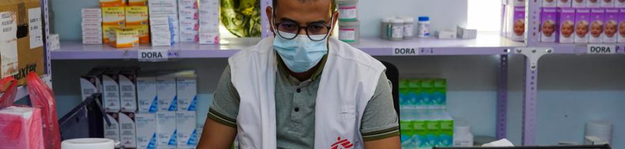 Muntasser Mohammad, técnico farmacéutico de MSF