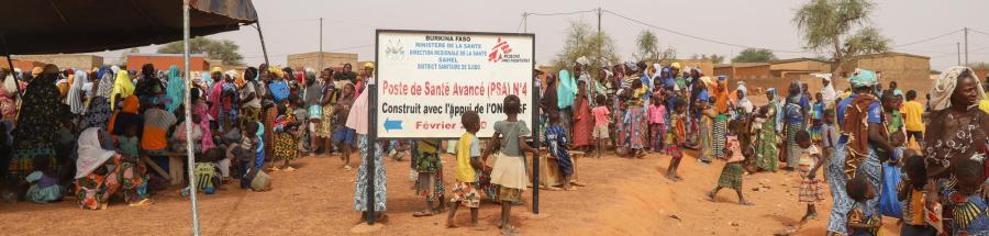 Distribución de alimentos en Djibo, Burkina Faso
