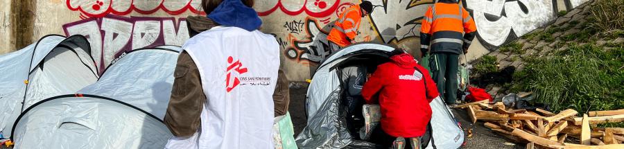Reabrimos un proyecto en Calais, Francia, para  ayudar a la población en movimiento en la frontera franco-británica