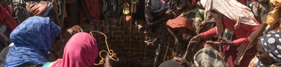 Pozo cerca de Goz Aschiye, Chad.