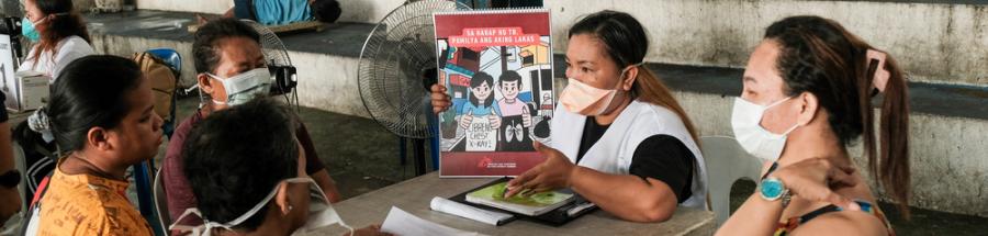 Proyecto de tuberculosis de MSF en Tondo, Manila, Filipinas.