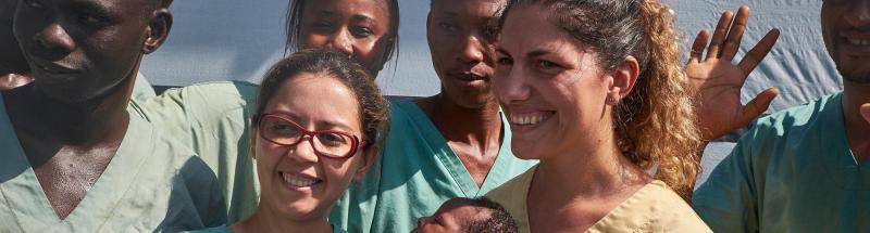 Baby Nubia Is Released From MSF Clinic in Conakry