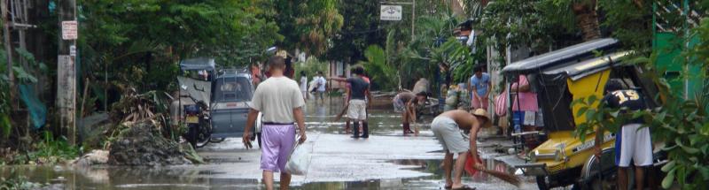 Ondoy Typhon , Angono, novembre 2009.
