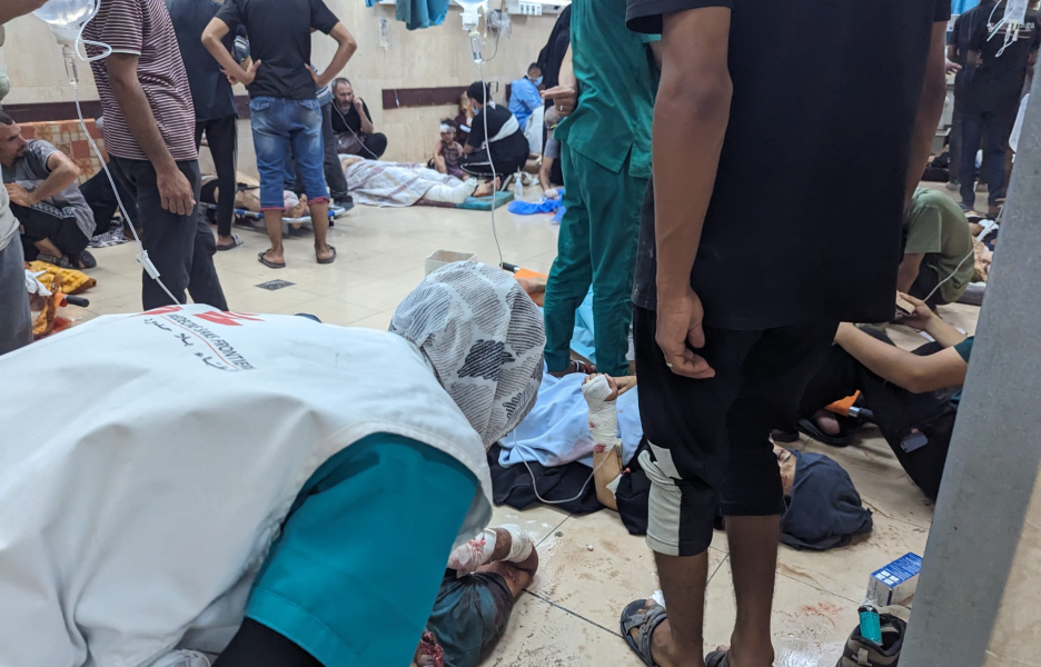 Hospital Al-Aqsa, Gaza, Médicos Sin Fronteras Hospital Al-Aqsa, Gaza