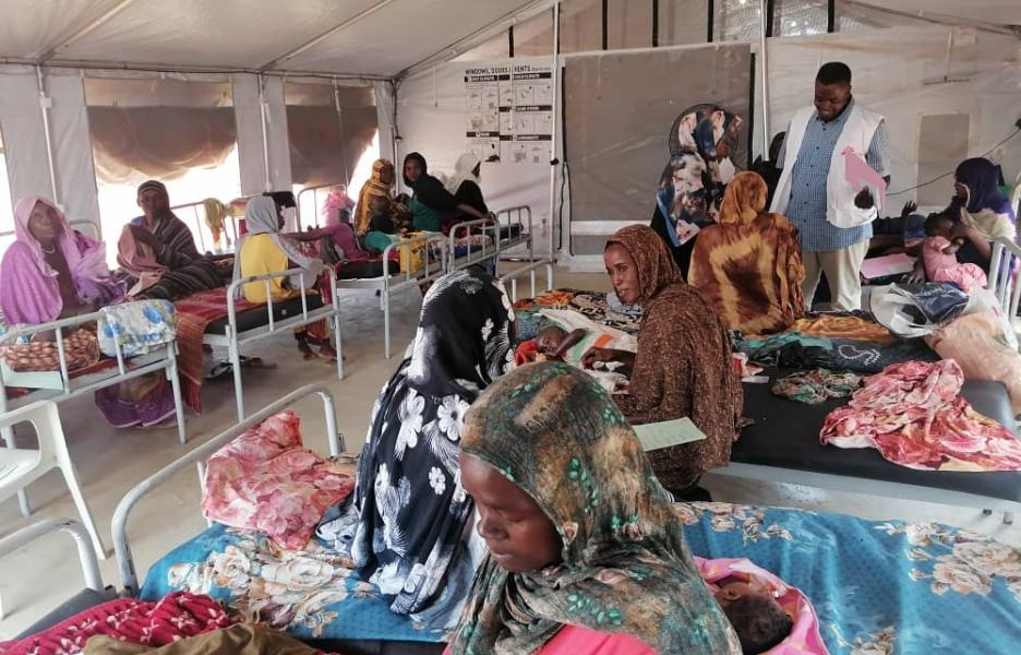 Centro intensivo de nutrición terapéutica en Zamzam
